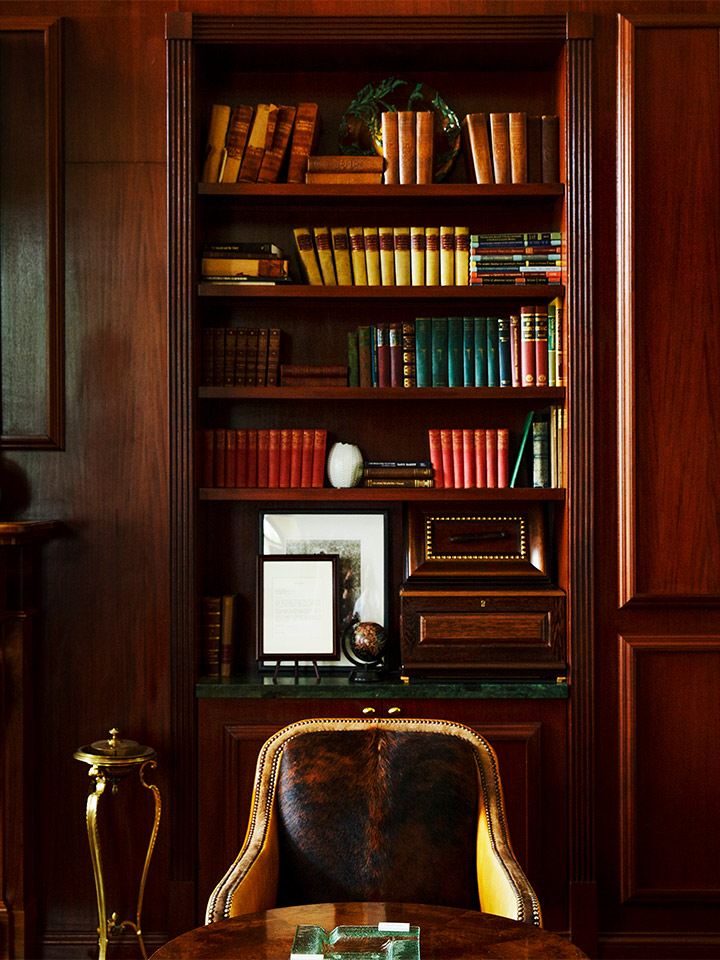 interior of a study