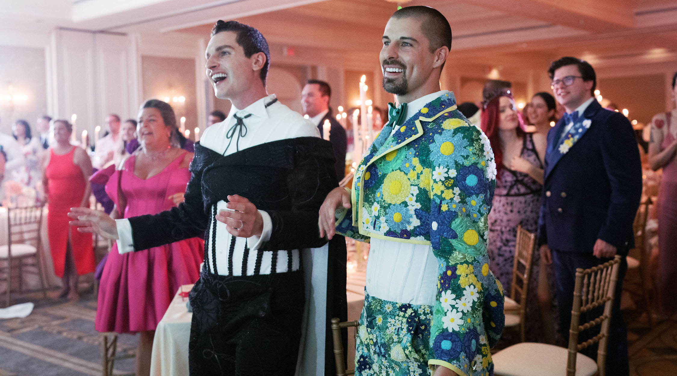 welcomed by guests in the Marquis Ballroom