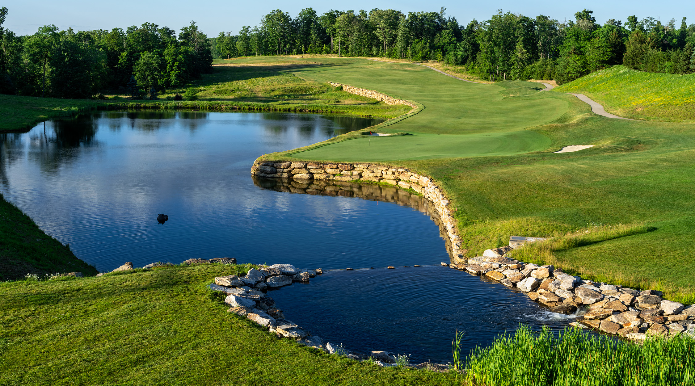 Shepherd's Rock Golf Course View of Hole 18