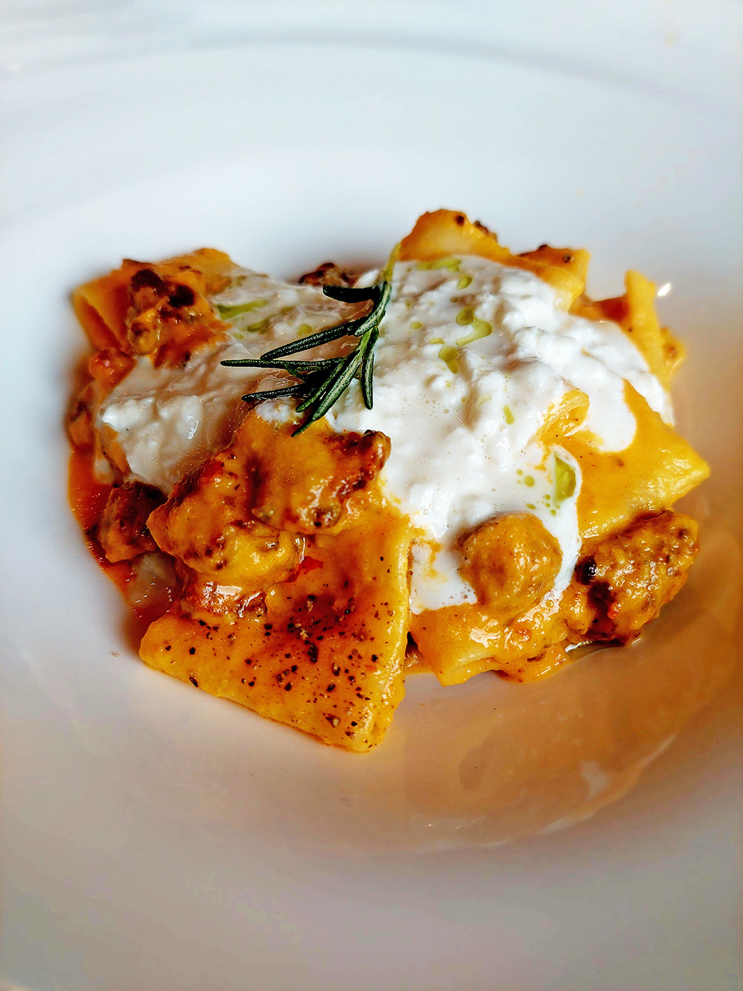 Fall & Winter Menus at Nemacolin; Paccheri at Barattolo