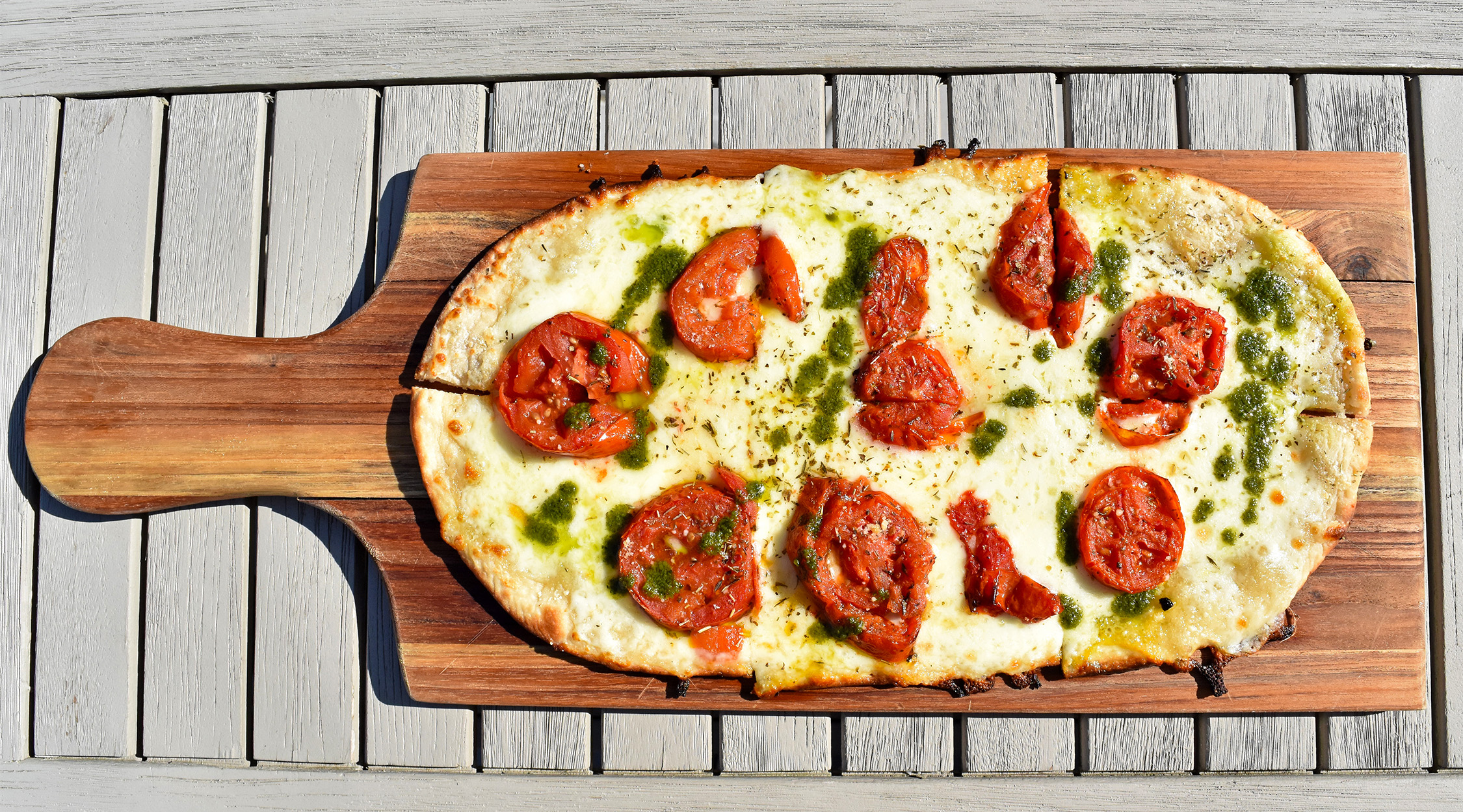 Fall & Winter Menus at Nemacolin; Caprese Flatbread at The Peak