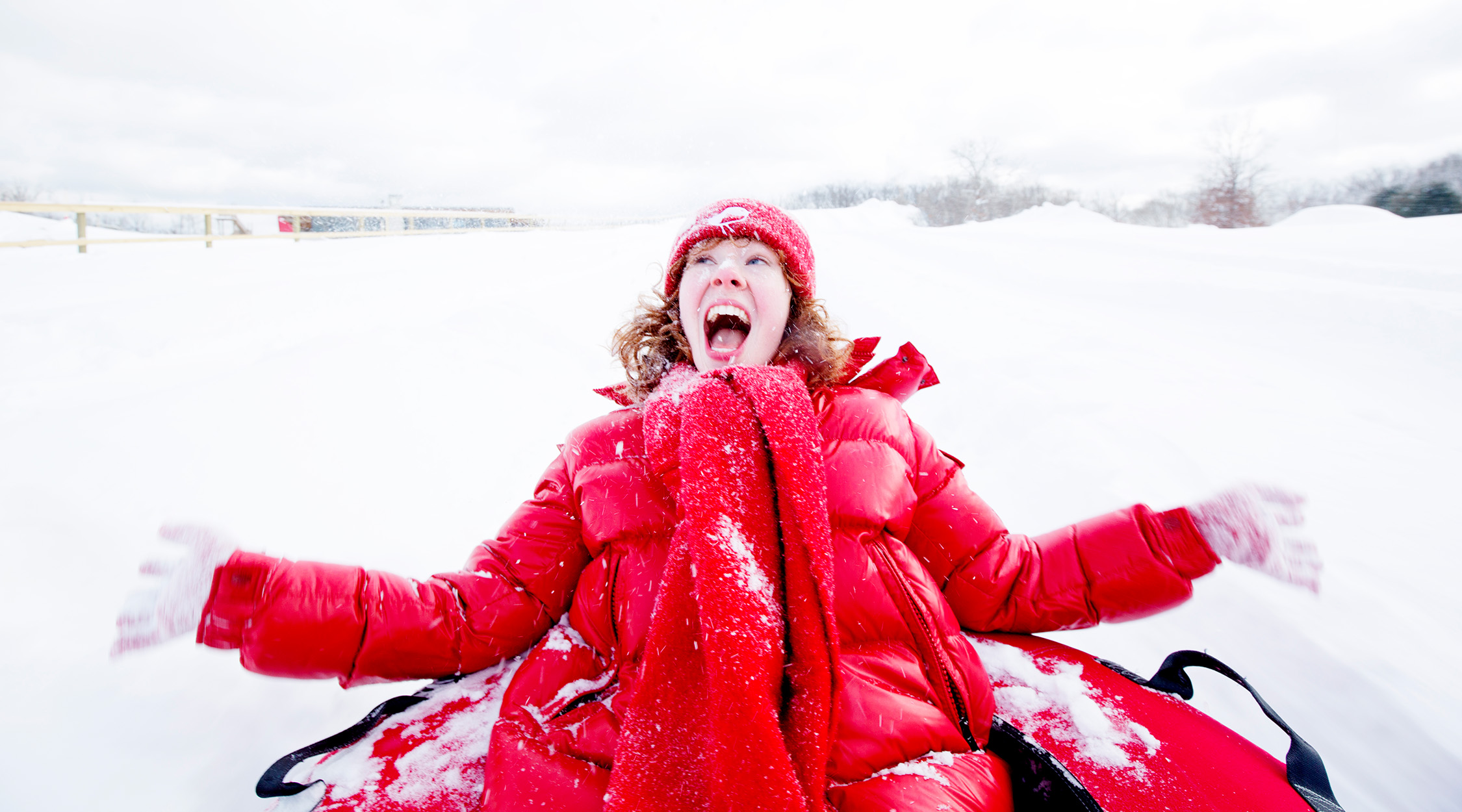 Snow tubing at The Peak at Nemacolin