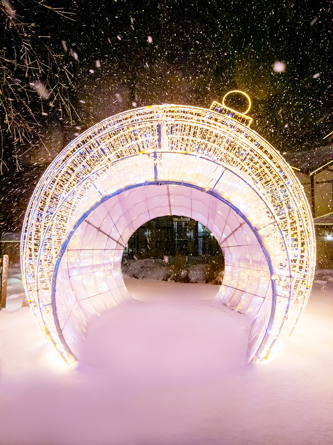 Holiday Light Display at Nemacolin