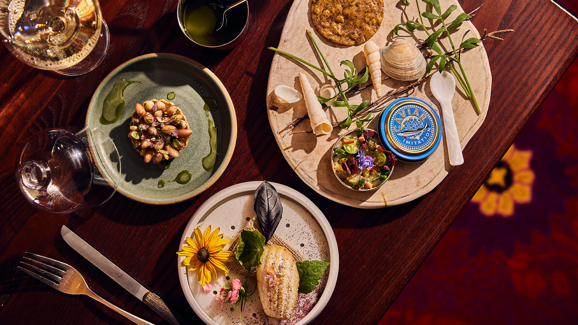 food at a five-start restaurant