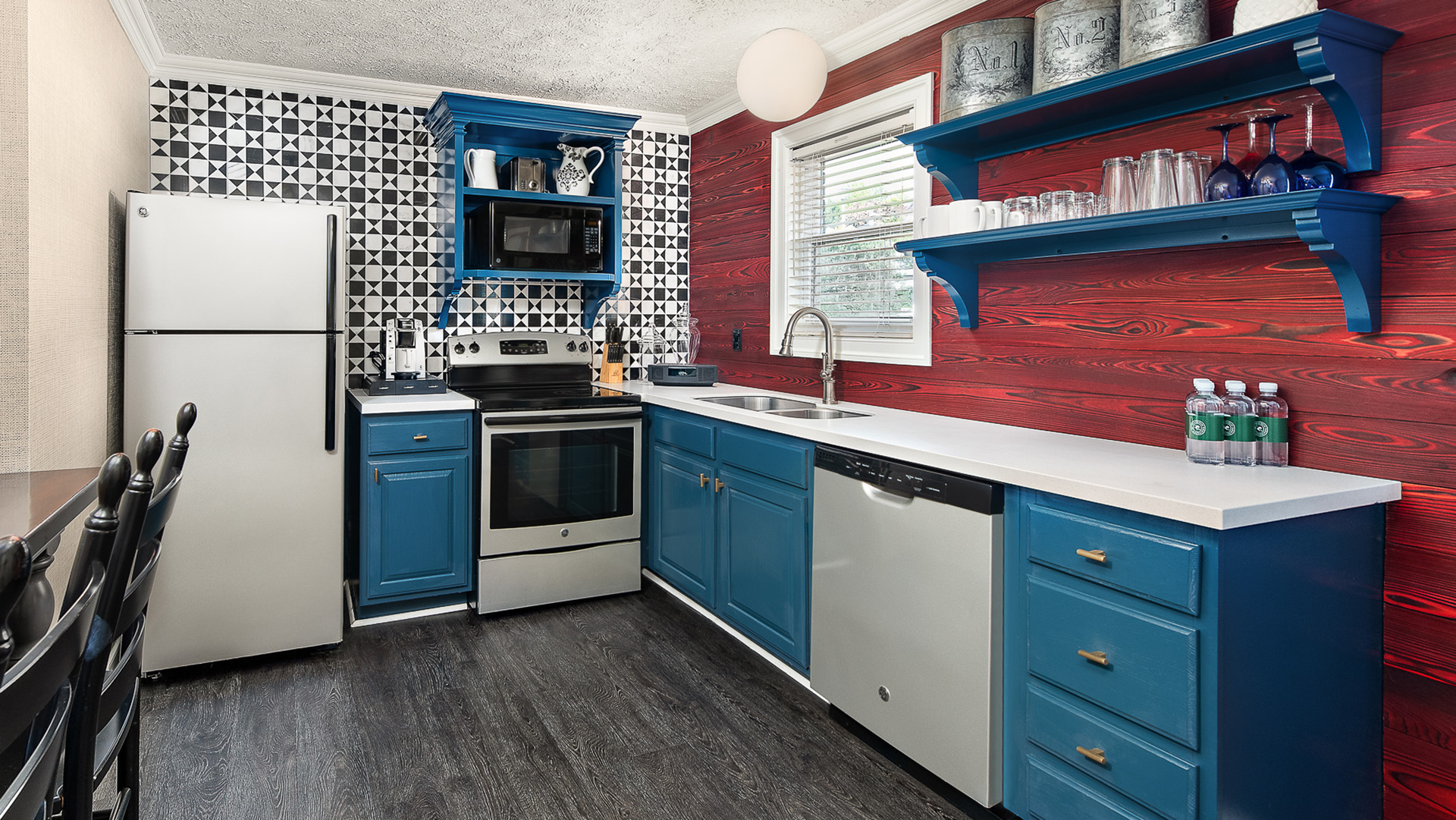 kitchen in a townhome