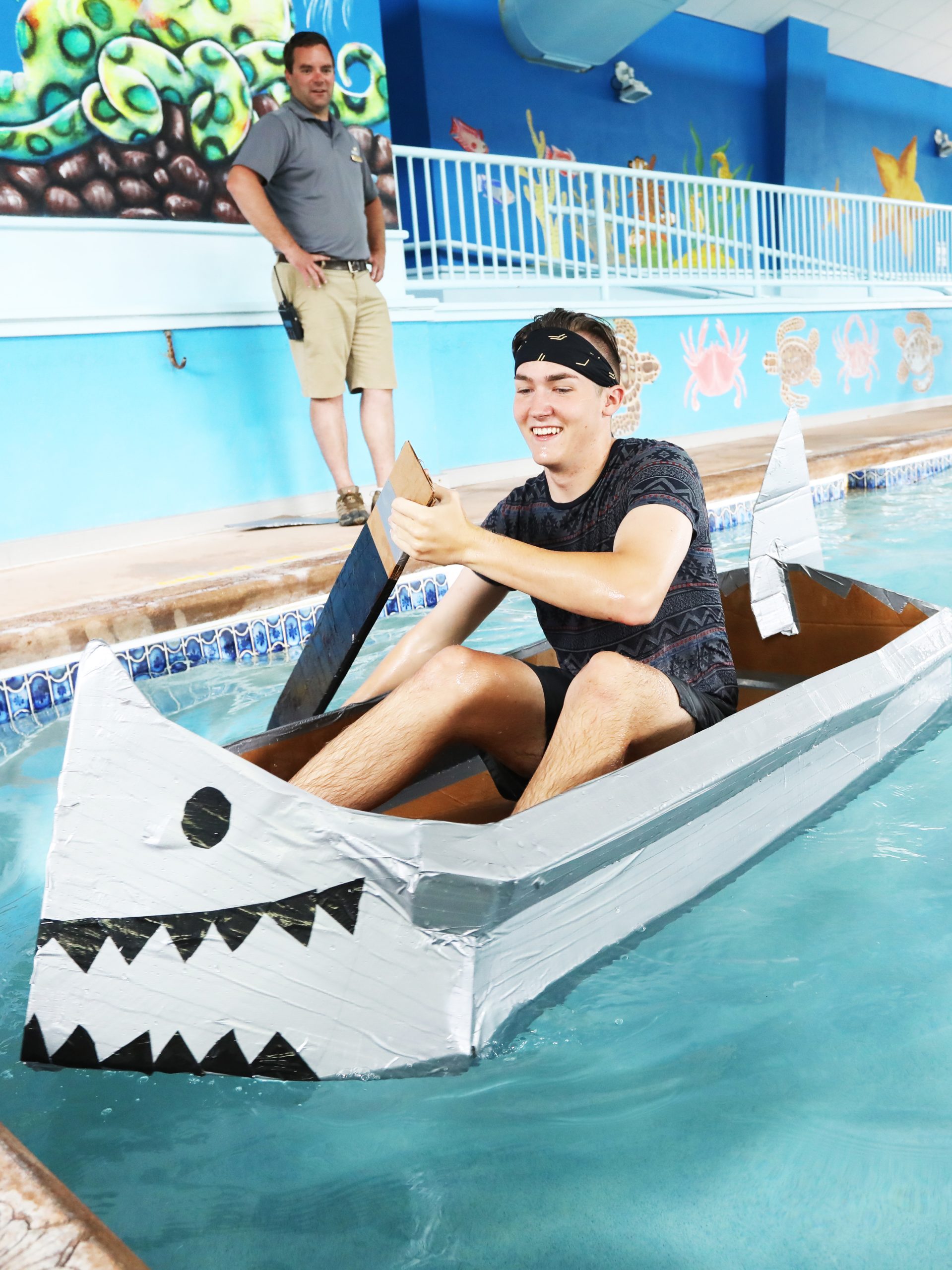 Build a Boat team building activity at Nemacolin