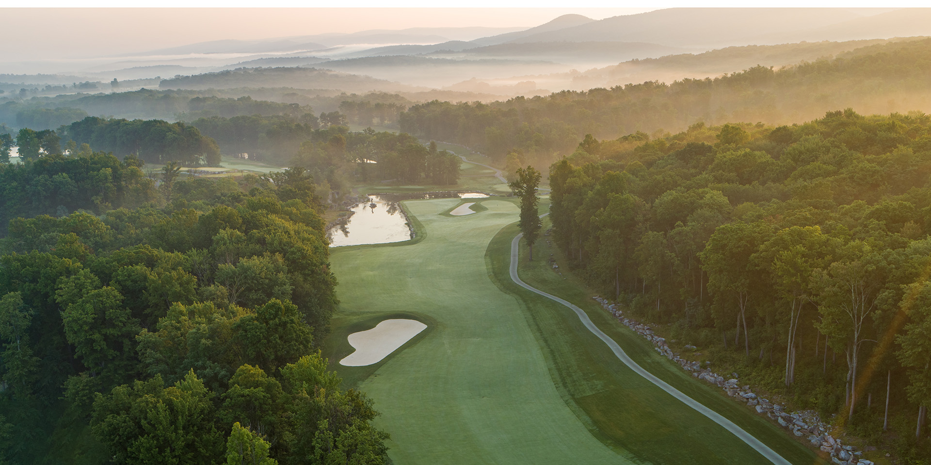 Golf course in the morning